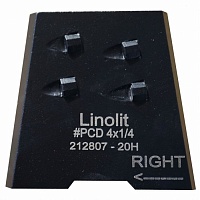 Франкфурт алмазный "КОГОТЬ" Linolit® #PCD4*1/4 MB_LN RIGHT (правый) Франкфурт алмазный "КОГОТЬ" Linolit® #PCD4*1/4 MB_LN RIGHT (правый)