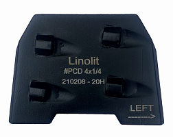 Алмазный пад "КОГОТЬ" Linolit® #PCD4*1/4 MB_LN LEFT (левый) Алмазный пад "КОГОТЬ" Linolit® #PCD4*1/4 MB_LN LEFT (левый)